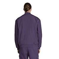 Veste bomber zippée intégrale tissée premium adidas Mercedes-AMG Petronas F1 Team violet foncé pour homme