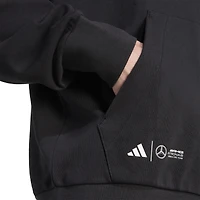 Sweat à capuche graphique noir pour homme, modèle pilote de l'équipe Mercedes-AMG Petronas F1, adidas George Russell