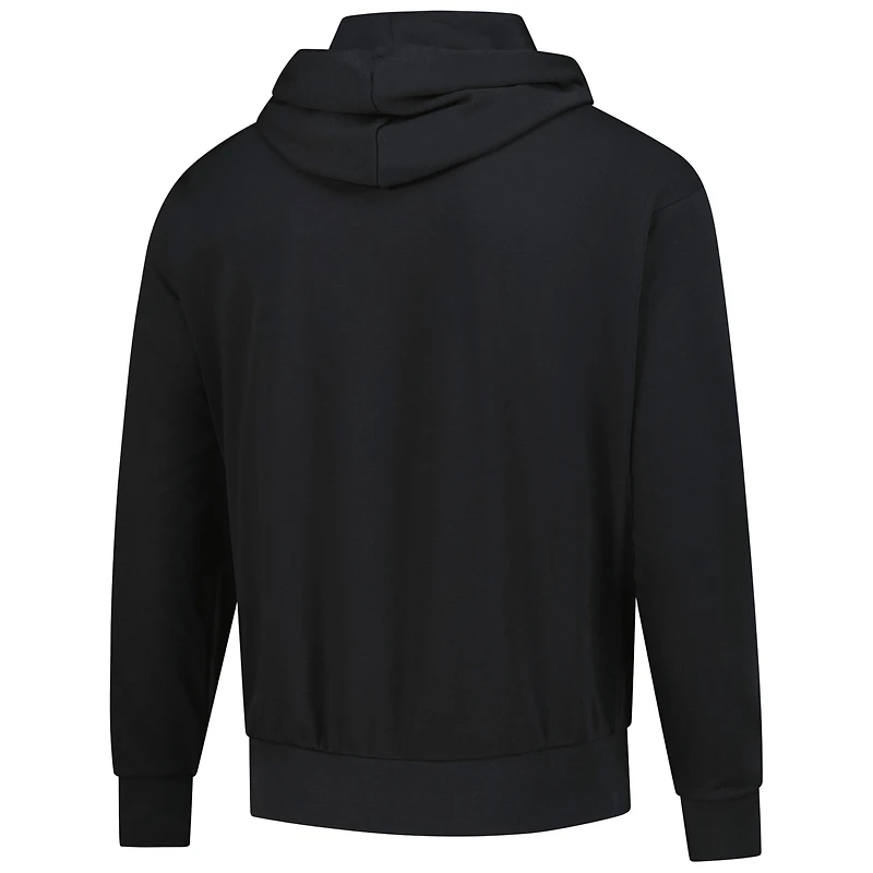 Sweat à capuche adidas George Russell noir pour homme, modèle pilote Mercedes-AMG Petronas F1 Team