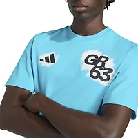 Men's adidas George Russell Blue Mercedes-AMG Petronas F1 Team Name & Number T-Shirt