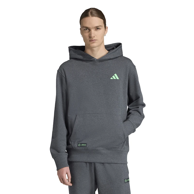 Men's adidas Graphite Mercedes-AMG Petronas F1 Team Premium Hoodie