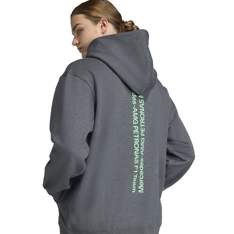 Men's adidas Graphite Mercedes-AMG Petronas F1 Team Premium Hoodie