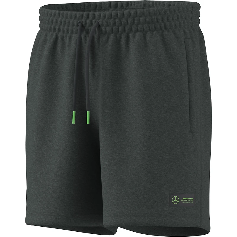 Short de survêtement premium adidas Graphite Mercedes-AMG Petronas F1 Team pour homme