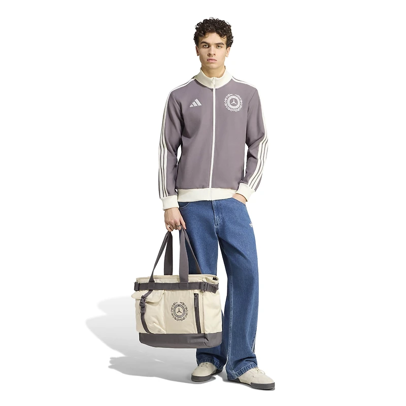 Men's adidas  Gray Mercedes-AMG Petronas F1 Team Silver Arrows Icon Full-Zip Track Top