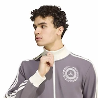 Veste de survêtement zippée adidas Mercedes-AMG Petronas F1 Team Silver Arrows Icon grise pour homme