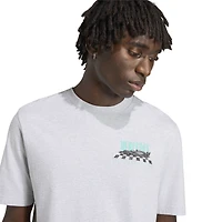Men's adidas  Heather Gray Mercedes-AMG Petronas F1 Team Angled Graphic T-Shirt
