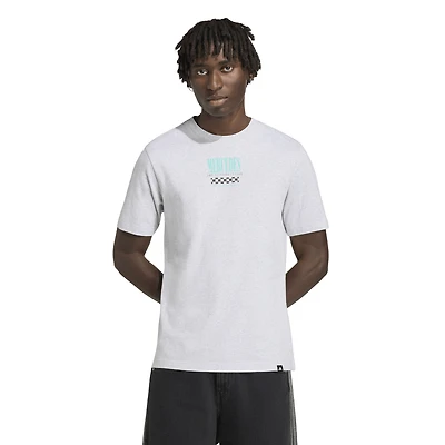 Men's adidas Heather Gray Mercedes-AMG Petronas F1 Team Graphic T-Shirt