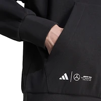 Sweat à capuche graphique noir pour homme, modèle pilote de l'équipe Mercedes-AMG Petronas F1, adidas Kimi Antonelli
