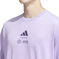 Men's adidas  Purple Mercedes-AMG Petronas F1 Team Premium Woven T-Shirt
