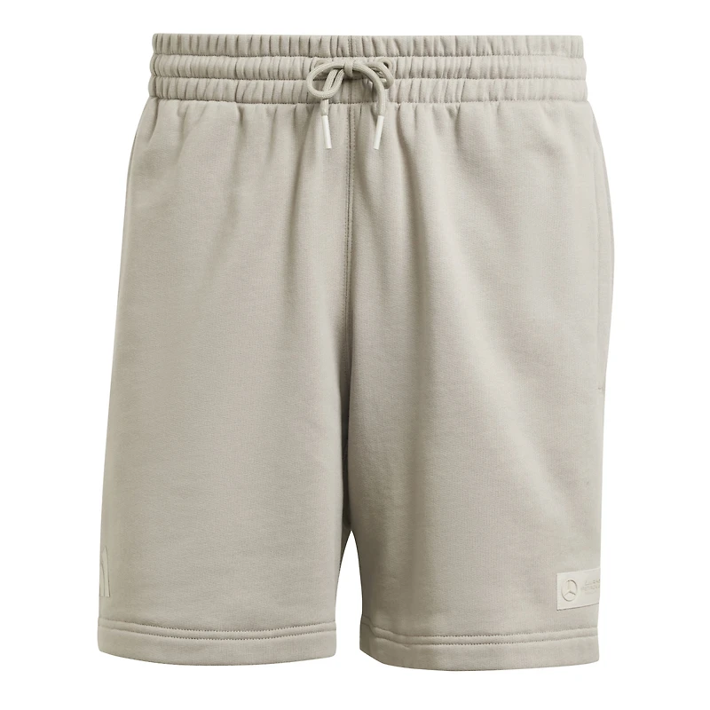 Short de survêtement adidas Tan Mercedes-AMG Petronas F1 Team Fan Wear Premium pour homme