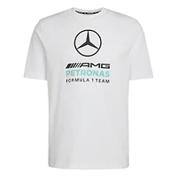Men's adidas White Mercedes-AMG Petronas F1 Team 2026 Alphaskin Graphic T-Shirt