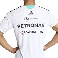 Maillot réplique de pilote adidas blanc Mercedes-AMG Petronas F1 Team 2026 pour homme