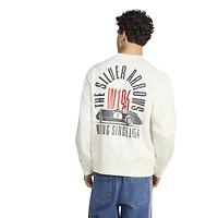 Men's adidas  White Mercedes-AMG Petronas F1 Team Silver Arrows Since 1954 Crew Sweatshirt
