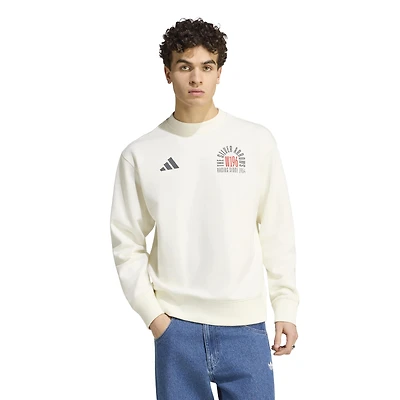 Men's adidas White Mercedes-AMG Petronas F1 Team Silver Arrows Since 1954 Crew Sweatshirt