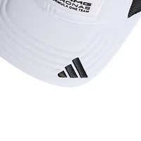 Casquette ajustable blanche adidas Mercedes-AMG Petronas F1 Team Team Wear Trucker pour homme