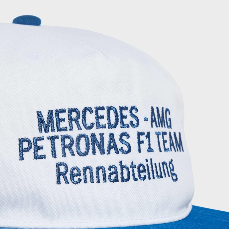 Casquette unisexe adidas blanche/bleue Mercedes-AMG Petronas F1 Team Blue Wonder