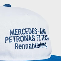 Casquette unisexe adidas blanche/bleue Mercedes-AMG Petronas F1 Team Blue Wonder