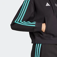 Sweat à capuche zippé DNA Alphaskin noir pour femme de l'équipe Mercedes-AMG Petronas F1 Fan Wear d'adidas