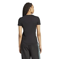 Women's adidas Black Mercedes-AMG Petronas F1 Team Fan Wear DNA Alphaskin T-Shirt