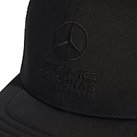 Women's adidas  Black Mercedes-AMG Petronas F1 Team Night Trucker Adjustable Hat