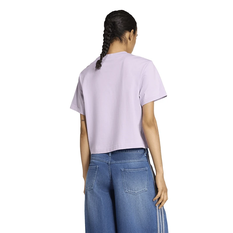 Haut court tissé premium adidas Mercedes-AMG Petronas F1 Team violet pour femme