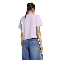 Haut court tissé premium adidas Mercedes-AMG Petronas F1 Team violet pour femme