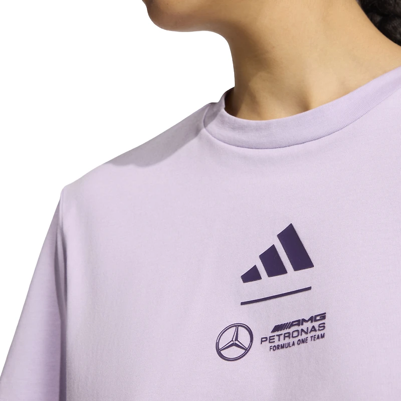 Women's adidas  Purple Mercedes-AMG Petronas F1 Team Premium Woven Crop Top