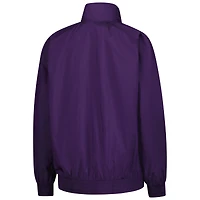 Veste de survêtement adidas violette Mercedes-AMG Petronas F1 Team Premium tissée à fermeture éclair intégrale pour femme