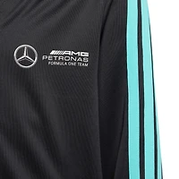 Sweat à capuche zippé noir adidas pour jeune Mercedes-AMG Petronas F1 Team DNA Alphaskin
