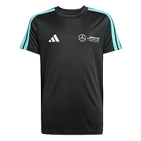 Youth adidas Black Mercedes-AMG Petronas F1 Team Fan Wear DNA Alphaskin T-Shirt