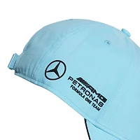 Casquette ajustable pour jeune pilote de l'équipe Mercedes-AMG Petronas F1 bleue adidas