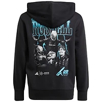 Sweat à capuche graphique noir pour jeunes adidas George Russell, Mercedes-AMG Petronas F1 Team