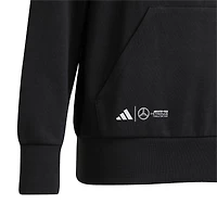 Youth adidas George Russell Black Mercedes-AMG Petronas F1 Team Driver Wear Graphic Pullover Hoodie