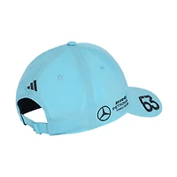 Youth adidas George Russell Blue Mercedes-AMG Petronas F1 Team Driver Adjustable Hat
