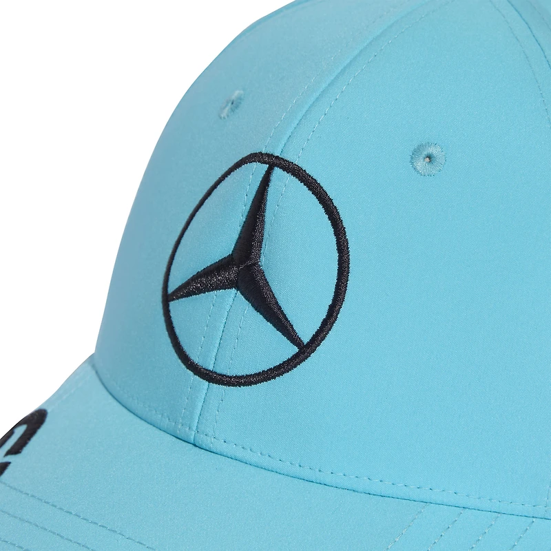 Youth adidas George Russell Blue Mercedes-AMG Petronas F1 Team Driver Adjustable Hat
