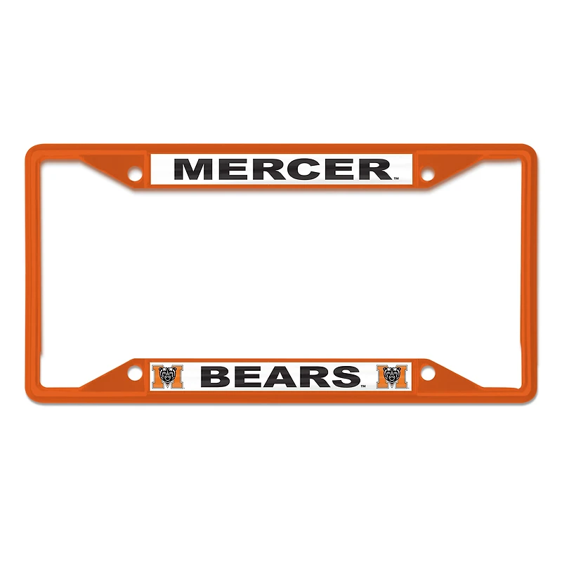 Cadre de plaque d'immatriculation couleur chrome WinCraft Mercer Bears