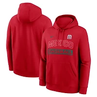 Sweat à capuche Nike rouge pour homme, édition spéciale Mexique, Classique mondiale de baseball 2026
