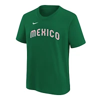 Youth Nike Randy Arozarena Green Mexico Baseball 2026 World Classic Name & Number T-Shirt
