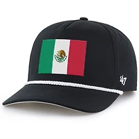 Men's '47 Black NASCAR Mexico City Race Event Hitch Rope Adjustable Hat