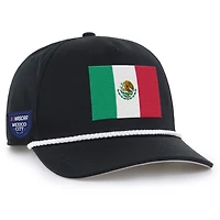 Men's '47 Black NASCAR Mexico City Race Event Hitch Rope Adjustable Hat