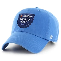 Casquette ajustable bleue NASCAR Mexico City Race Clean Up pour homme, modèle 1947