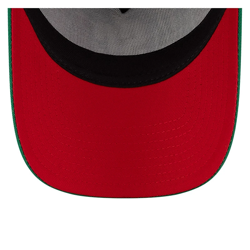 Men's New Era Black/Green NASCAR Mexico City Race 9FORTY A-Frame Trucker Adjustable Hat