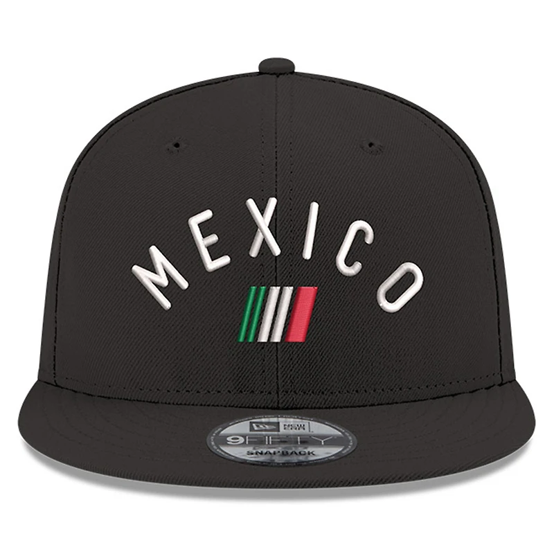 Casquette snapback 9FIFTY noire New Era pour homme, NASCAR Mexico City Race