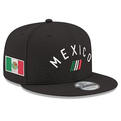 Men's New Era Black NASCAR Mexico City Race 9FIFTY Snapback Hat