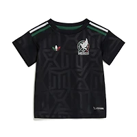 Mini-maillot réplique adidas noir pour bébé de l'équipe nationale du Mexique, tenue extérieure 2026