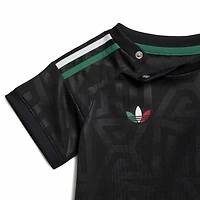 Mini-maillot réplique adidas noir pour bébé de l'équipe nationale du Mexique, tenue extérieure 2026