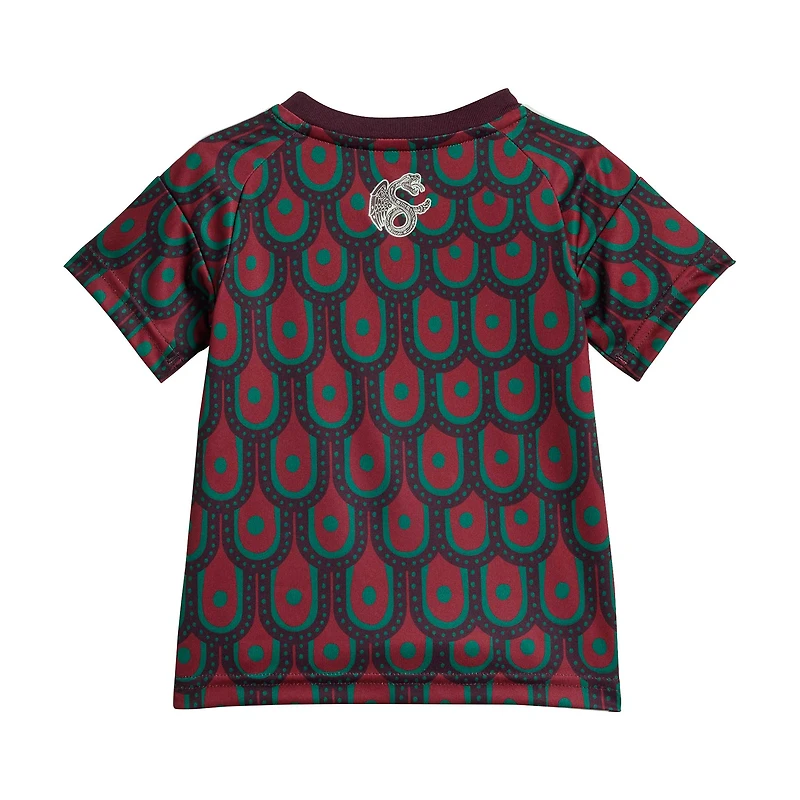 Infant adidas  Burgundy Mexico National Team 2024 Home Mini Kit