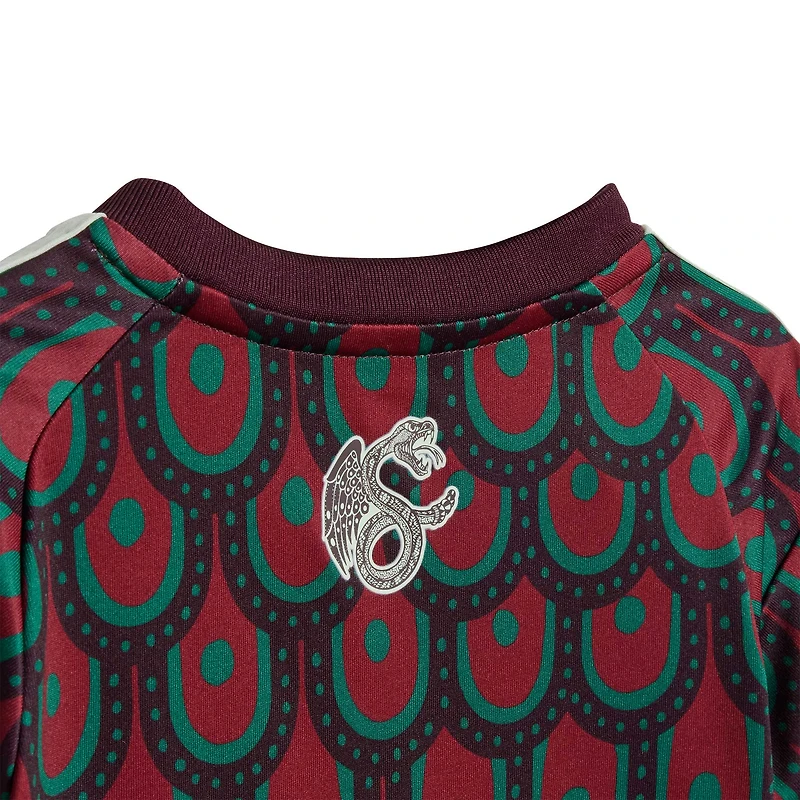 Infant adidas  Burgundy Mexico National Team 2024 Home Mini Kit