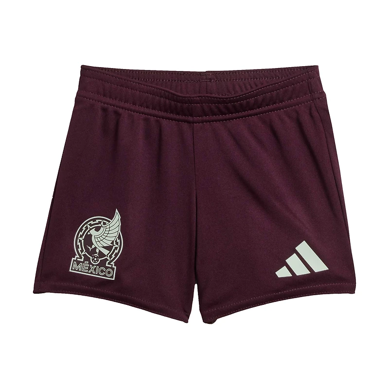 Infant adidas  Burgundy Mexico National Team 2024 Home Mini Kit