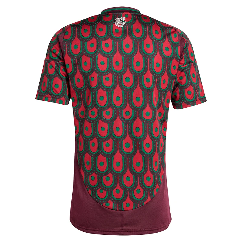 Maillot adidas noir pour homme de l'équipe nationale du Mexique 2024 domicile réplique